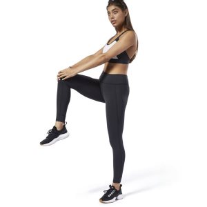 Reebok Lux 2.0 Tights Damen - Schwarz - DE 538-ZEK